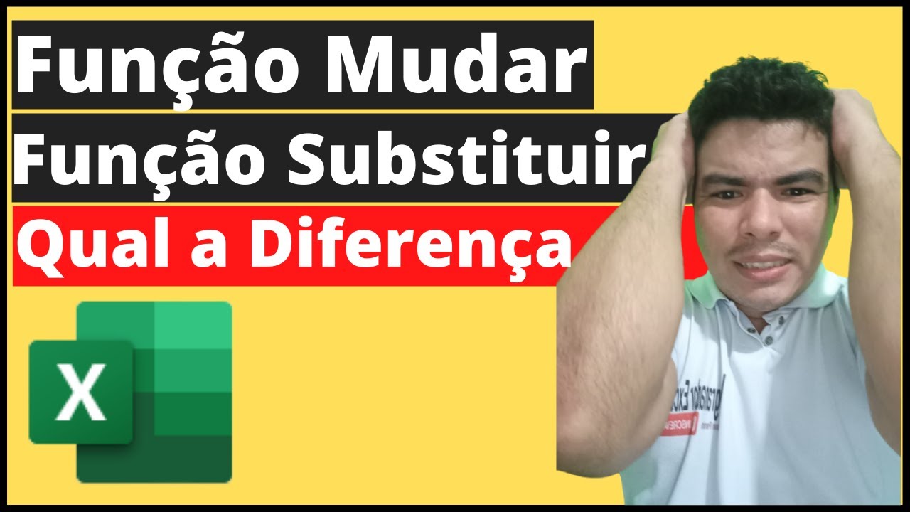 Diferença entre as funções Substituir e Mudar no Excel, Função MUDAR no Excel, Função SUBSTITUIR