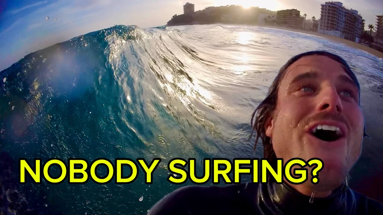 Surfing EMPTY Lineups during Winter?!