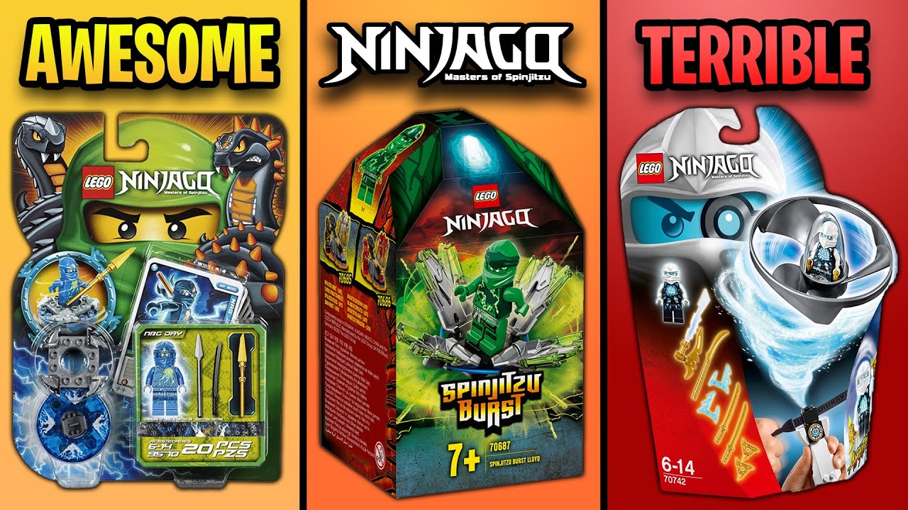 RANKING EVERY LEGO NINJAGO SPINNER WORST TO BEST (2011-2020)