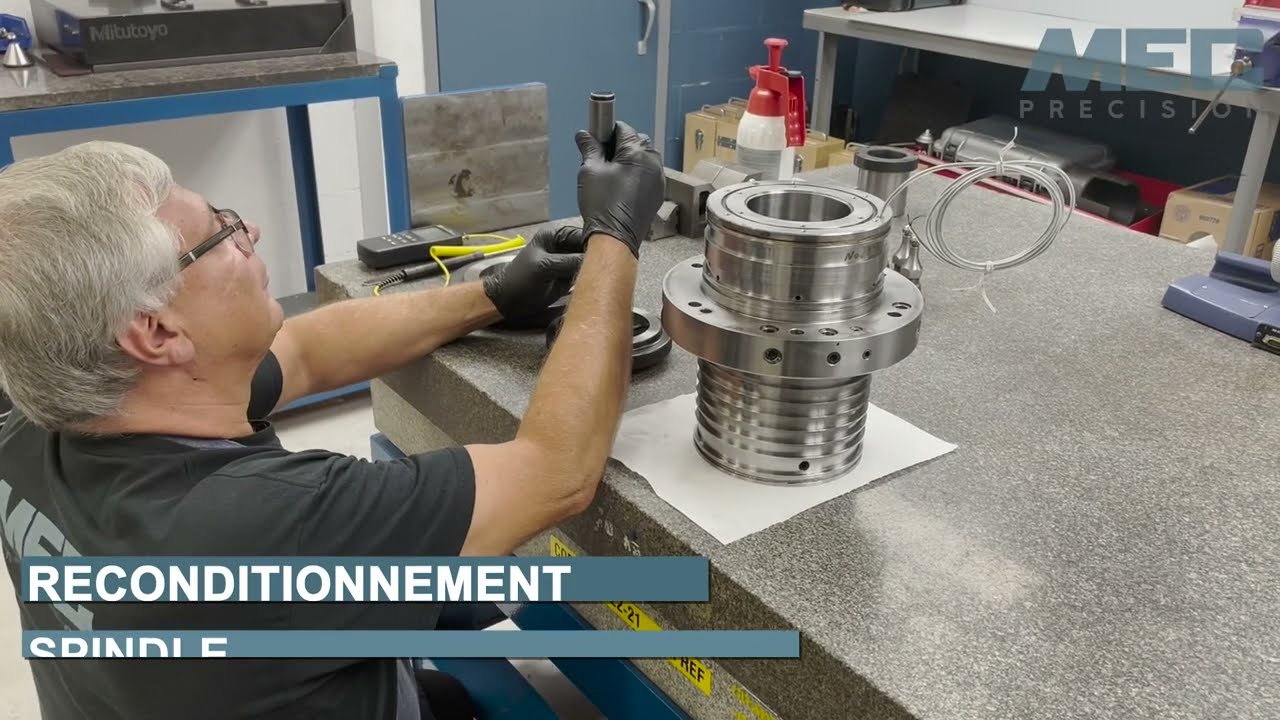 Repair of a MATSUURA MAM72-63V spindle