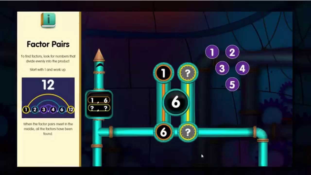 Factors for Common Core - Lumio Education Student Play Tester