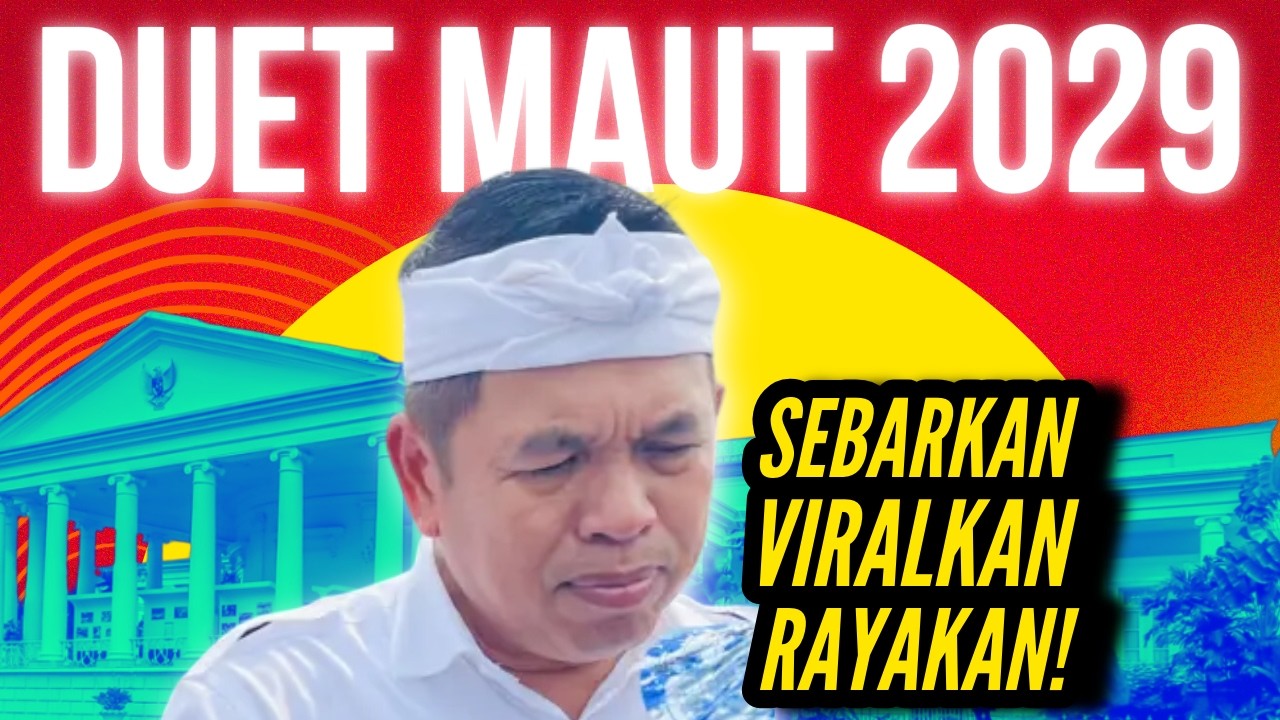 Siapa Calon Wakil Presiden yang Cocok Mendampingi KDM di 2029?