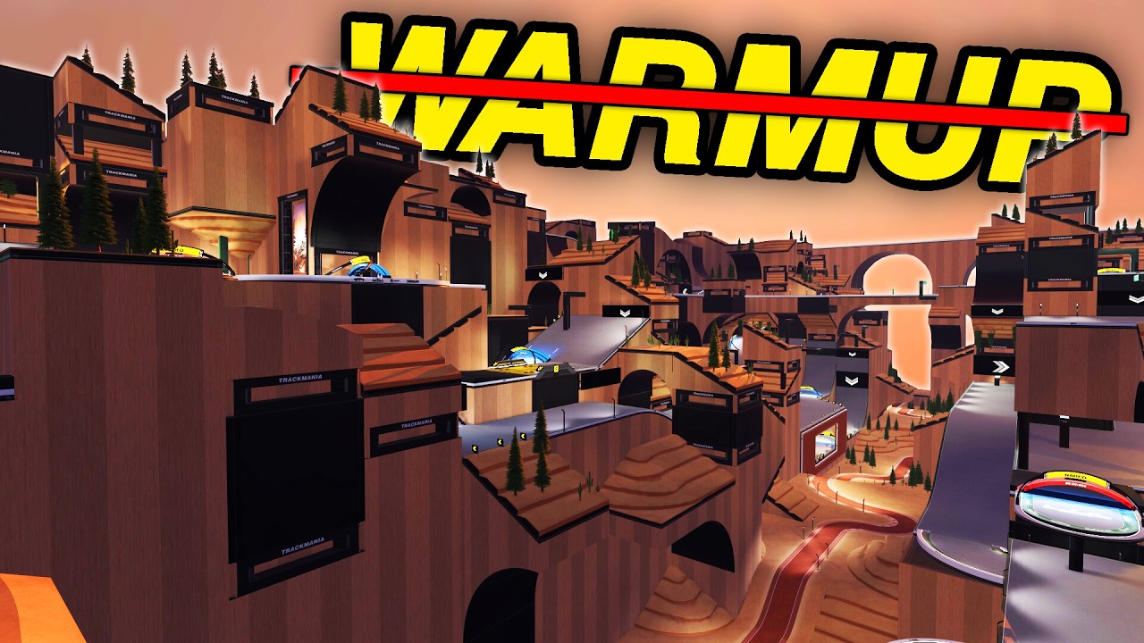 Trackmania Tournament, but Players have NO Warmup!