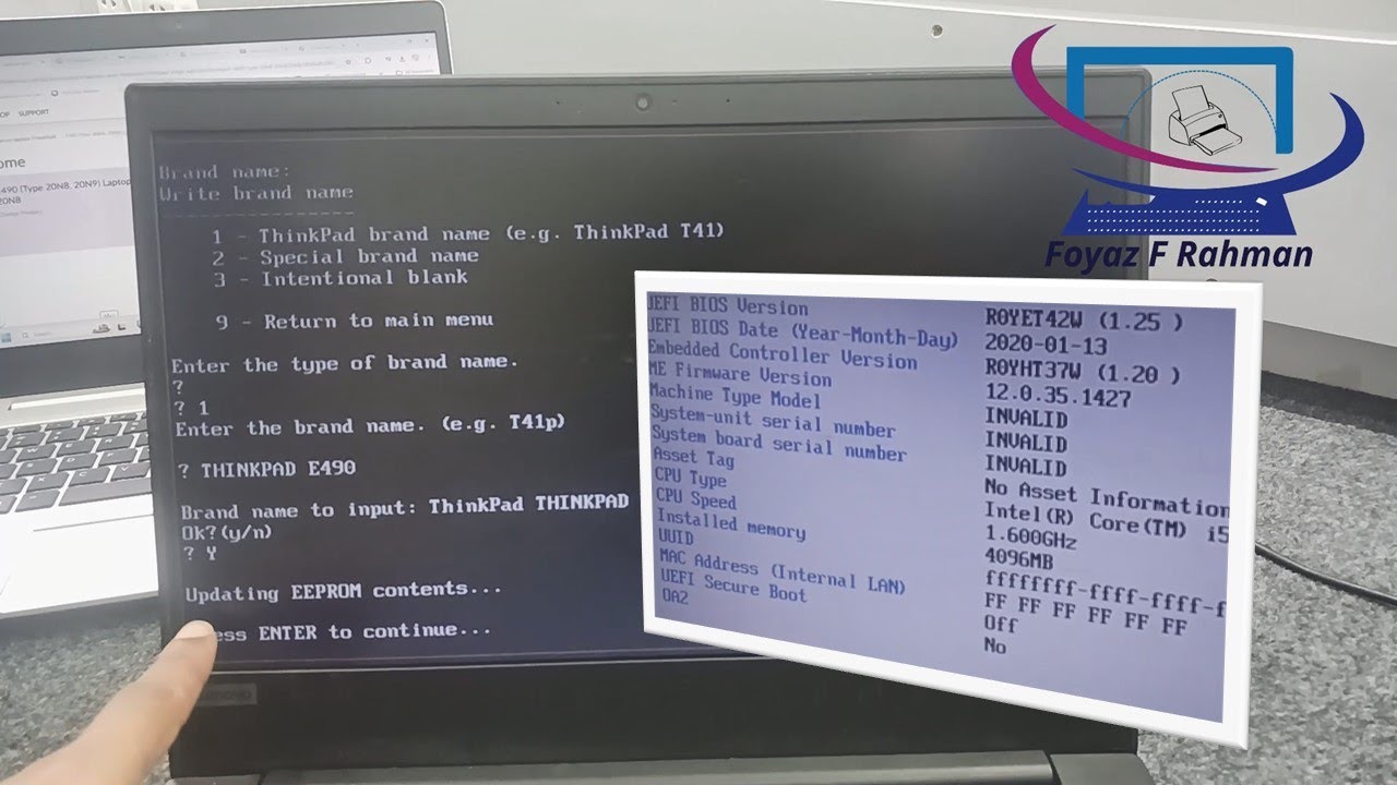 Как решить проблему защиты EEPROM от записи и отсутствия UUID, серийного номера и названия бренда...