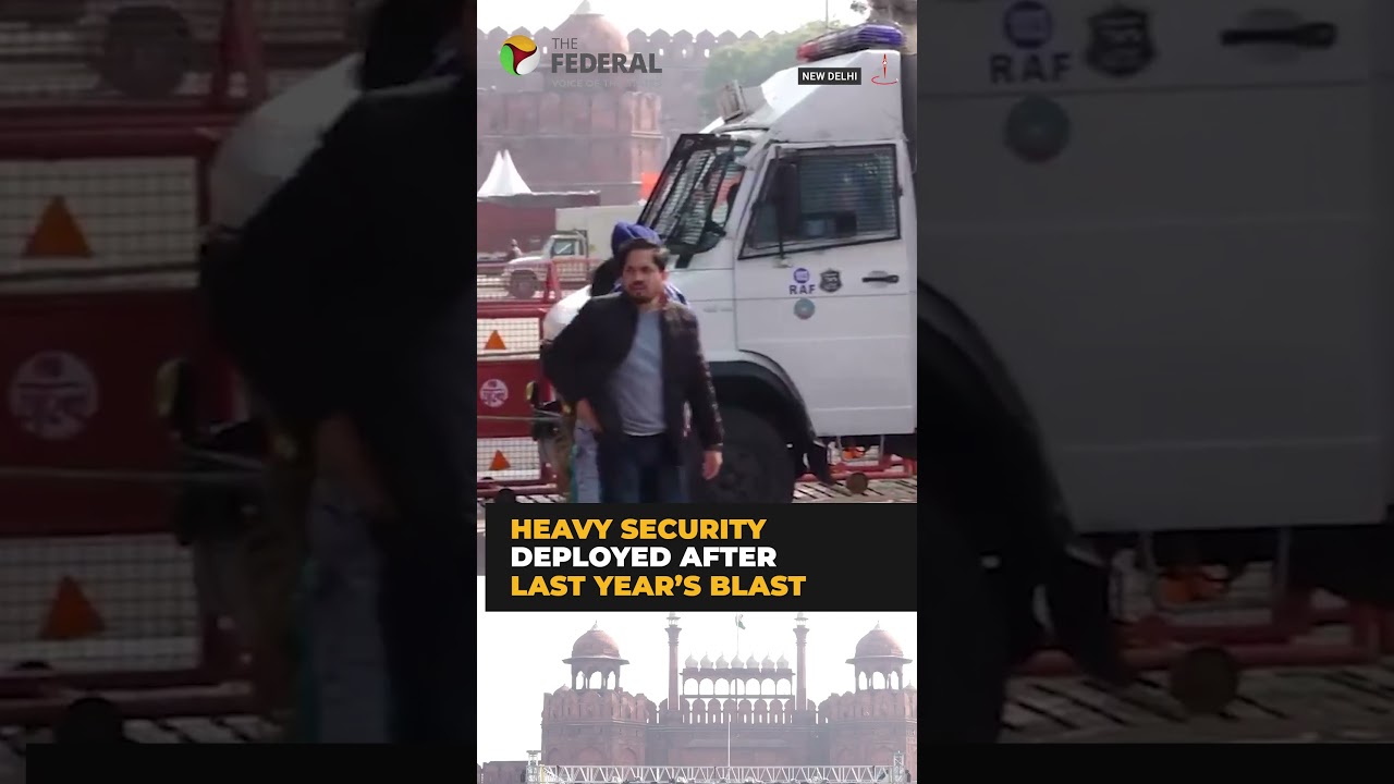 Heavy security at Red Fort ahead of Republic Day 2026