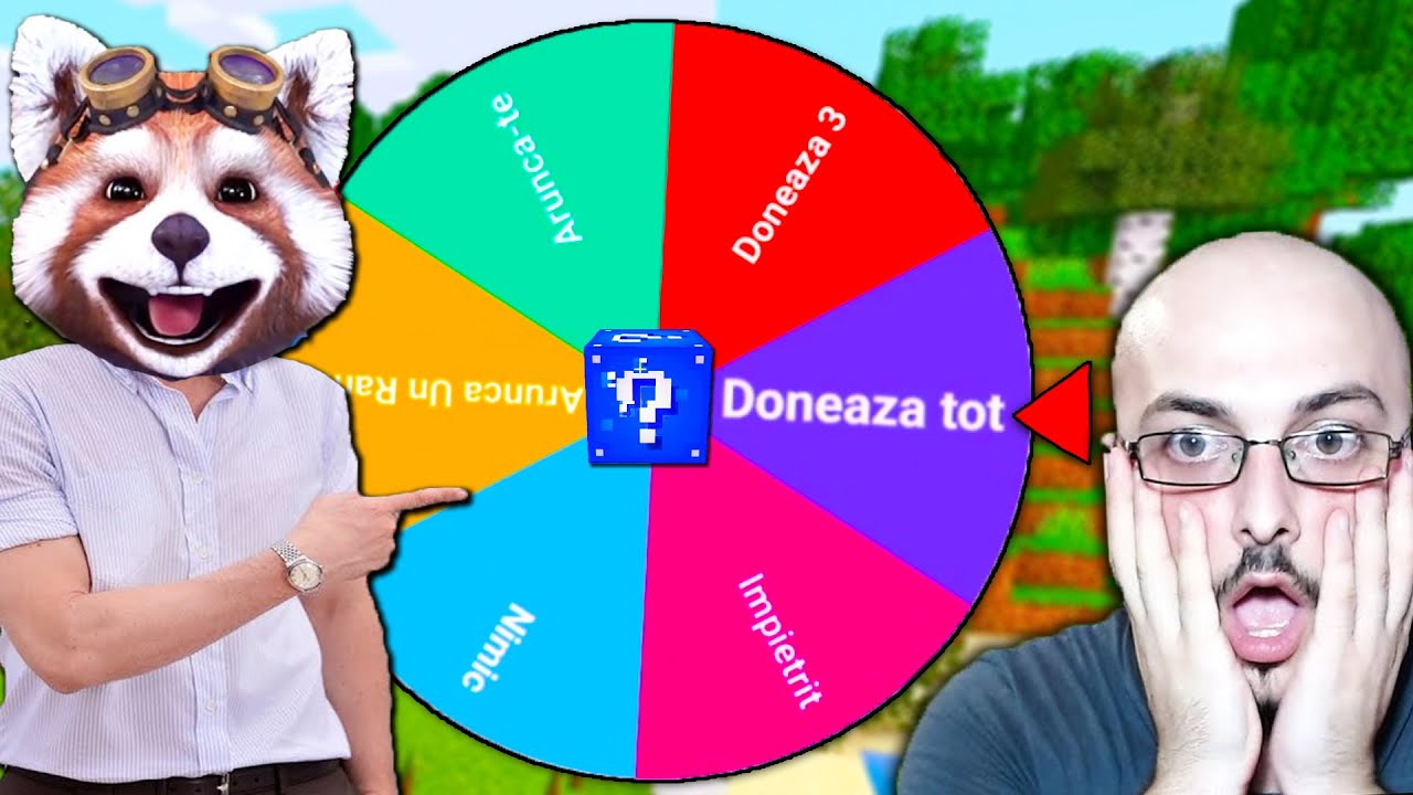 ROATA LUCKY BLOCK DECIDE CE FACEM IN MINECRAFT! Nociv VS Costin