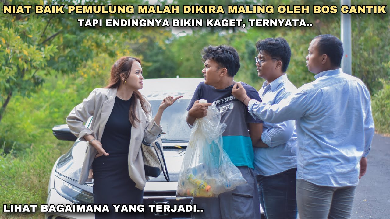 NIAT BAIK PEMULUNG INI MALAH DIKIRA MALING OLEH BOS CANTIK, TAPI ENDINGNYA BIKIN SYOK, TERNYATA..