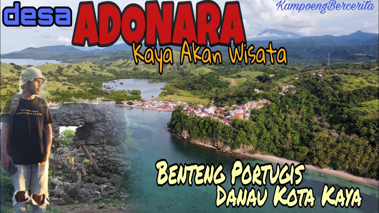 Desa ADONARA Kaya Akan Wisata - Danau Kota Kaya dan Benteng Portugis #wisata #Adonara #Drone