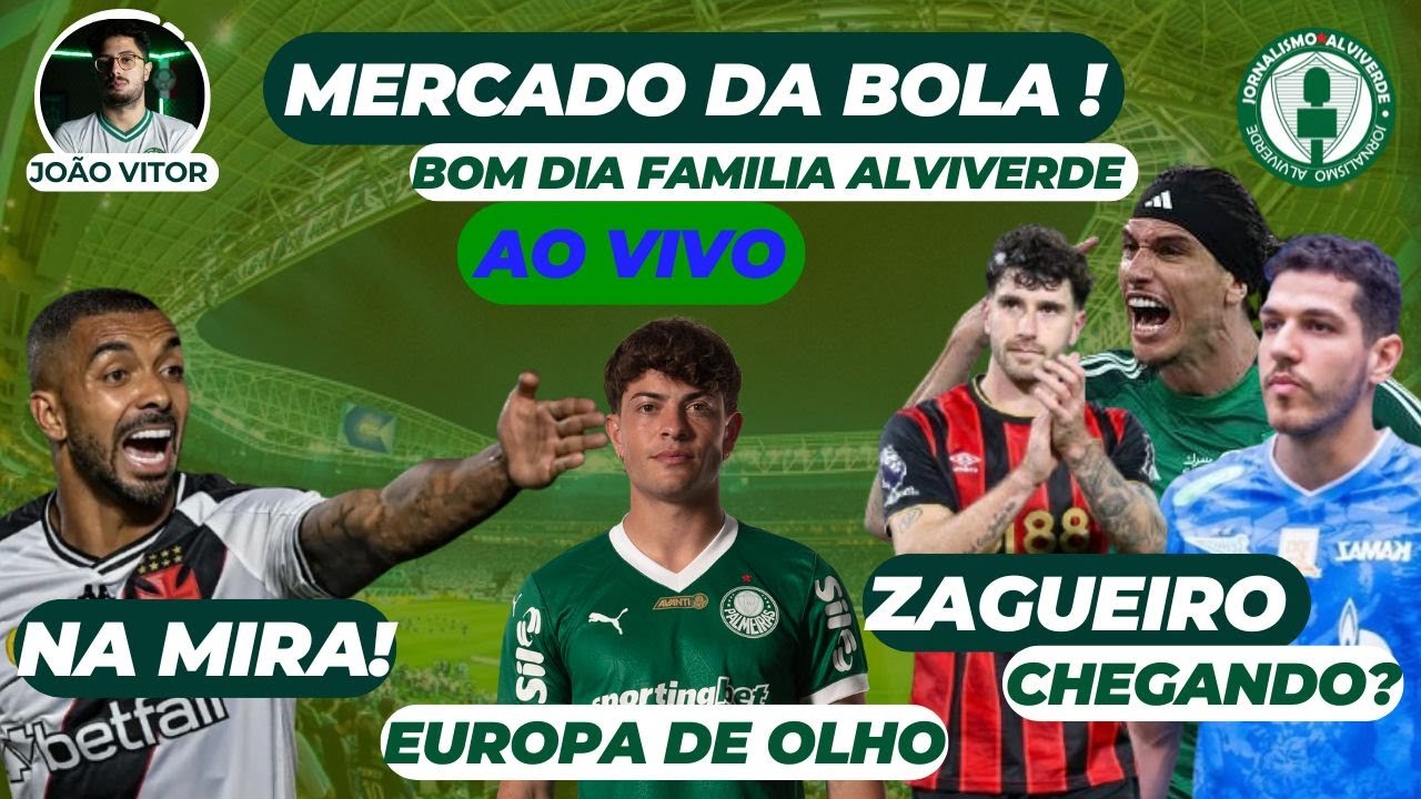 Mercado da Bola: Palmeiras de olho em Paulo Henrique e Europa observa Agustín Giay | AO VIVO