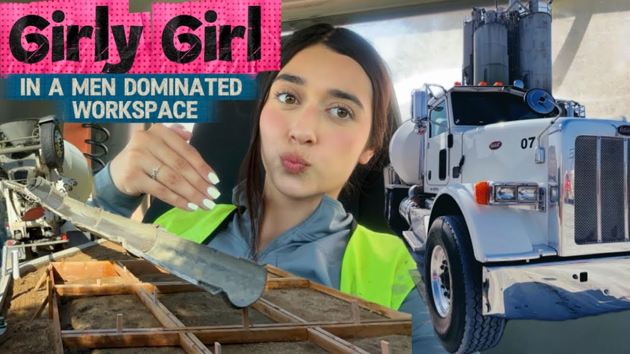 Can’t Get Any Girlier Than This! Concrete Mixer Driver 