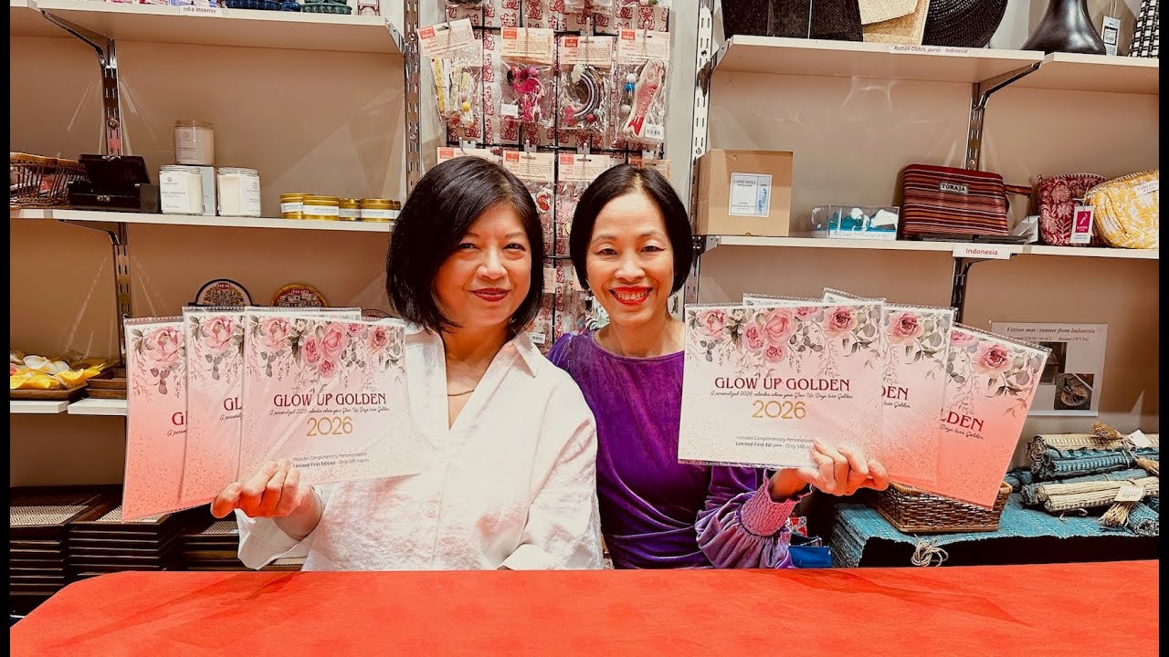 Julie Huang's Glow Up Golden Calendar 2026; New Year's Feast at Uncle Lou