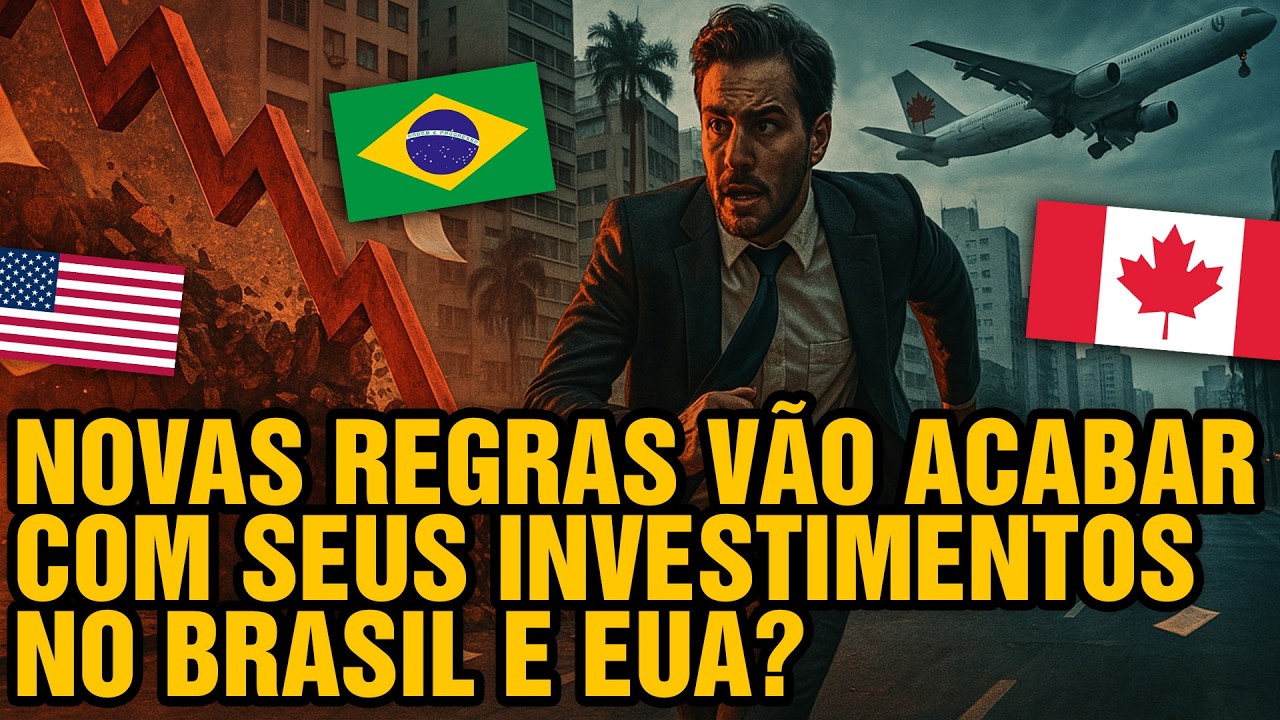 💰 Canadá é o Novo Paraíso Fiscal? Brasileiros Vão Perder com as Novas Regras! [URGENTE] 🇧🇷 🇨🇦