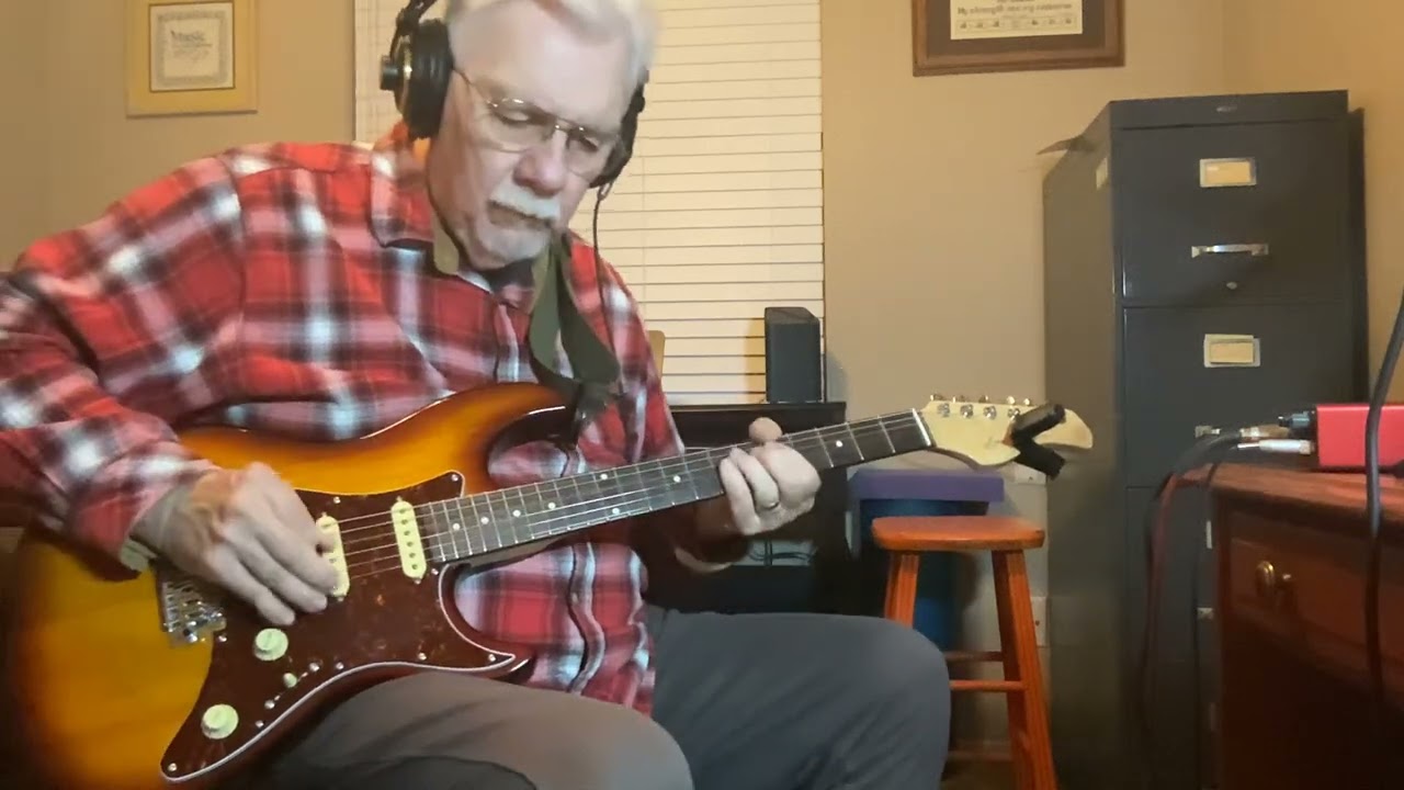 Following the Chords with your Lead playing #guitar, #practice, #strat,