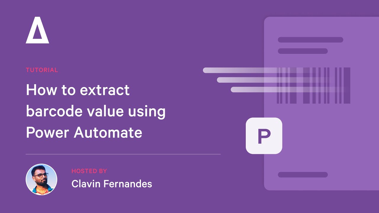 Extract Barcode Value Using Power Automate