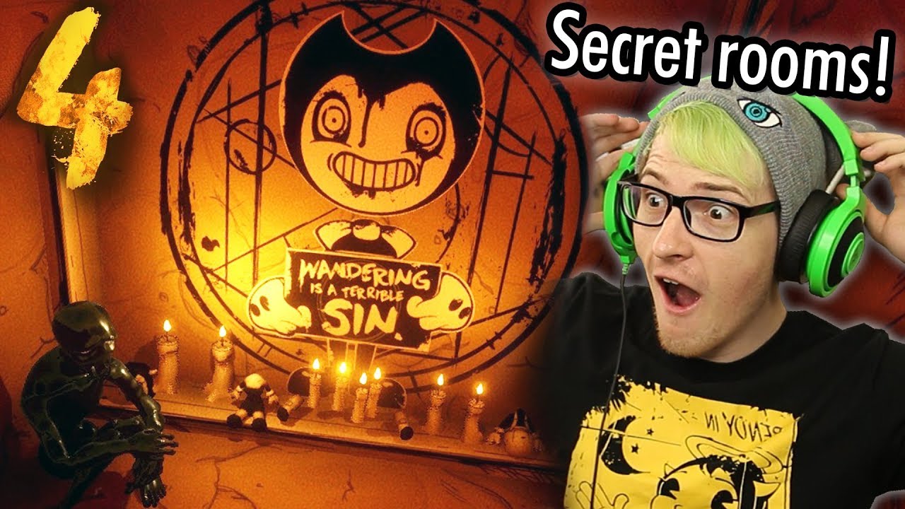 HIDDEN ROOMS IN CHAPTER 4! | Bendy And The Ink Machine Chapter 4 Secrets