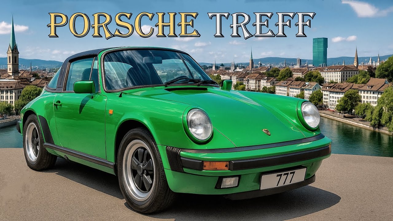 PORSCHE TREFFEN I Verschiedene Modelle und Baujahre an einem Ort