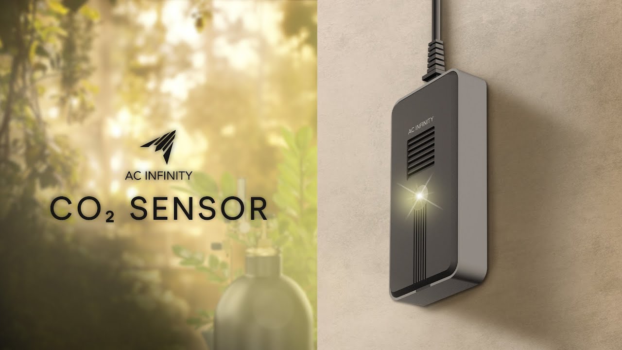 The Smartest CO2 Controller for Grow Tents | AC Infinity CO2 + Light Sensor