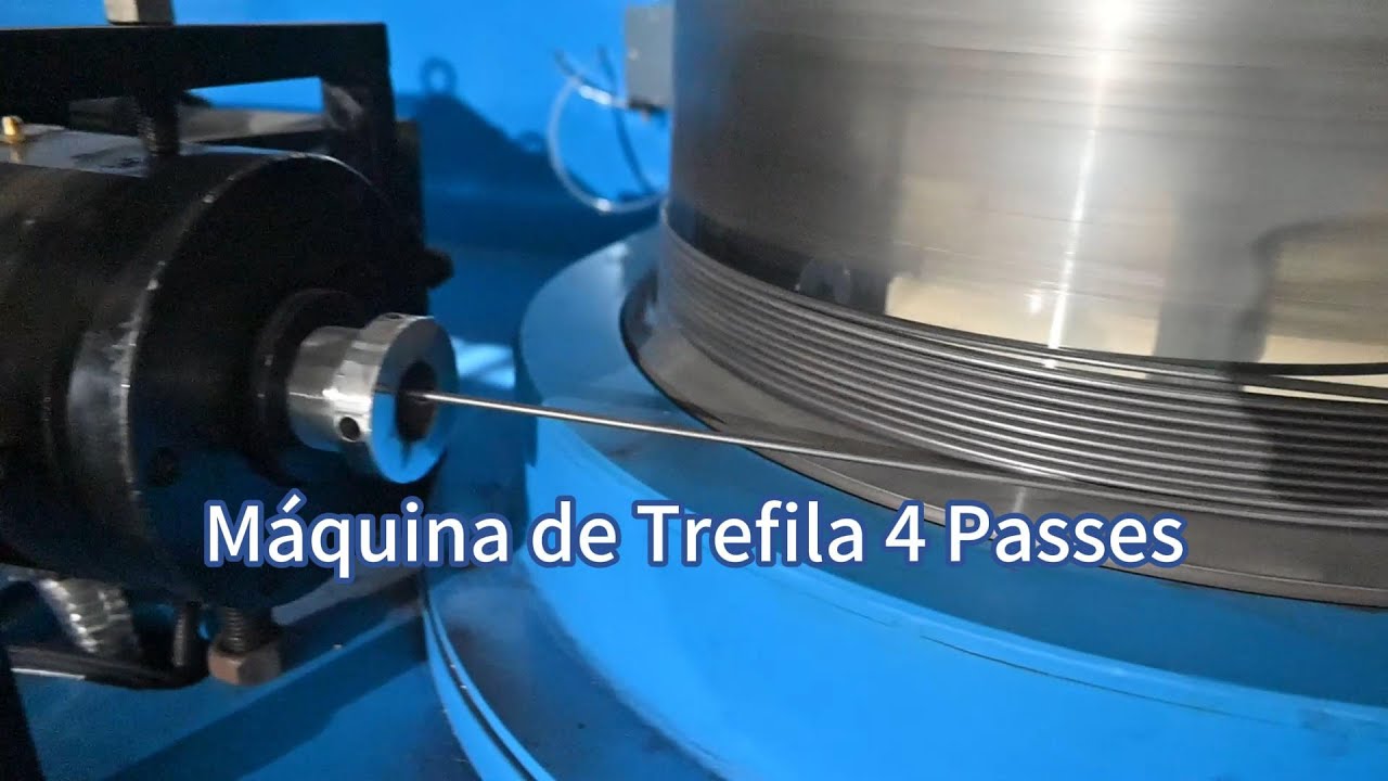 Máquina de Trefila 4 Passes DAPU | Alta Produção, Estabilidade e Economia para sua Fábrica