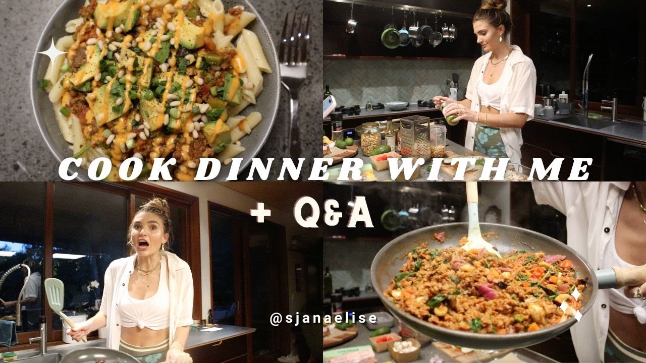 Cook Dinner With Me + Q&A