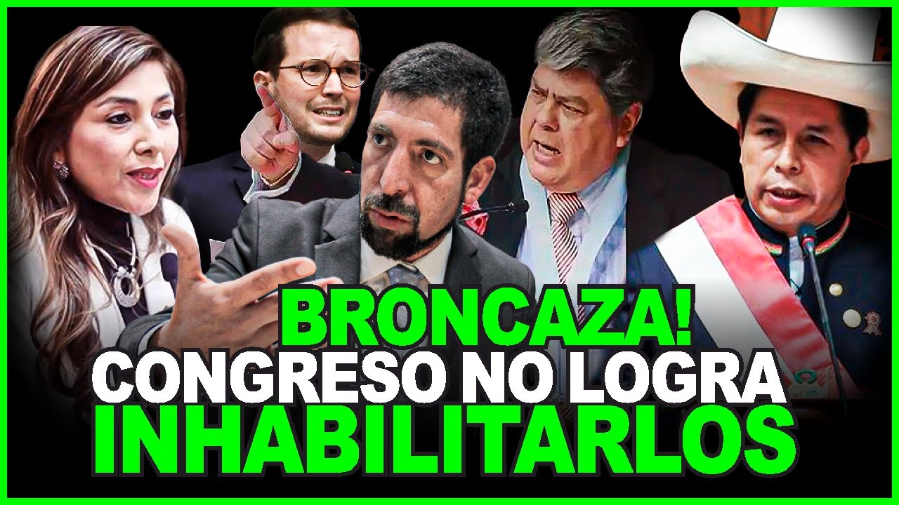AL ROJO VIVO! CONGRESO DEBATE INHABILITAR A P. CASTILO BETTSY CH&Aacute;VEZ Y WILLY HUERTA
