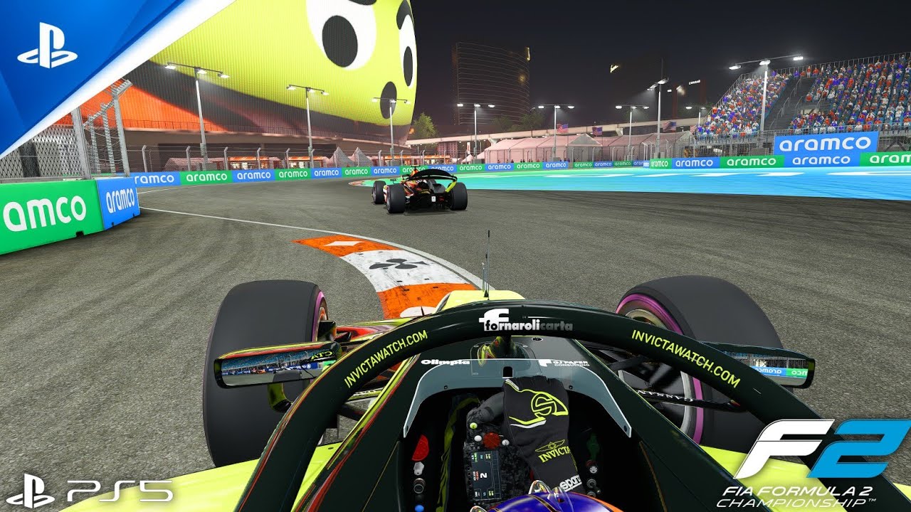 Gameplay Leonardo Fornaroli Invicta Racing Team Las Vegas Street Circuit Americas GP F2 2025 | PS5
