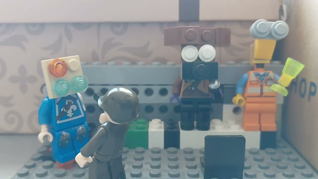 Ночью в пиццерии Фнаф. LEGO-версия. ч.2