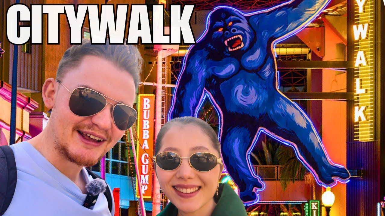 Our First Ever Time at CityWalk Hollywood! Pink's Hotdogs and Voodoo Donuts