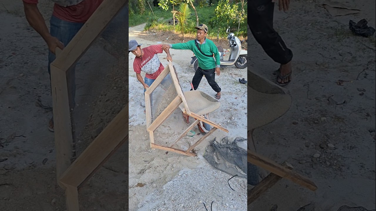 tricks for throwing away used sieve stones..