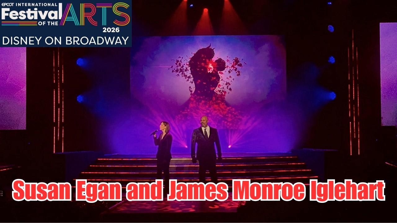 Susan Egan and James Monroe Iglehart LIVE! 🎶 EPCOT Broadway Series 2026