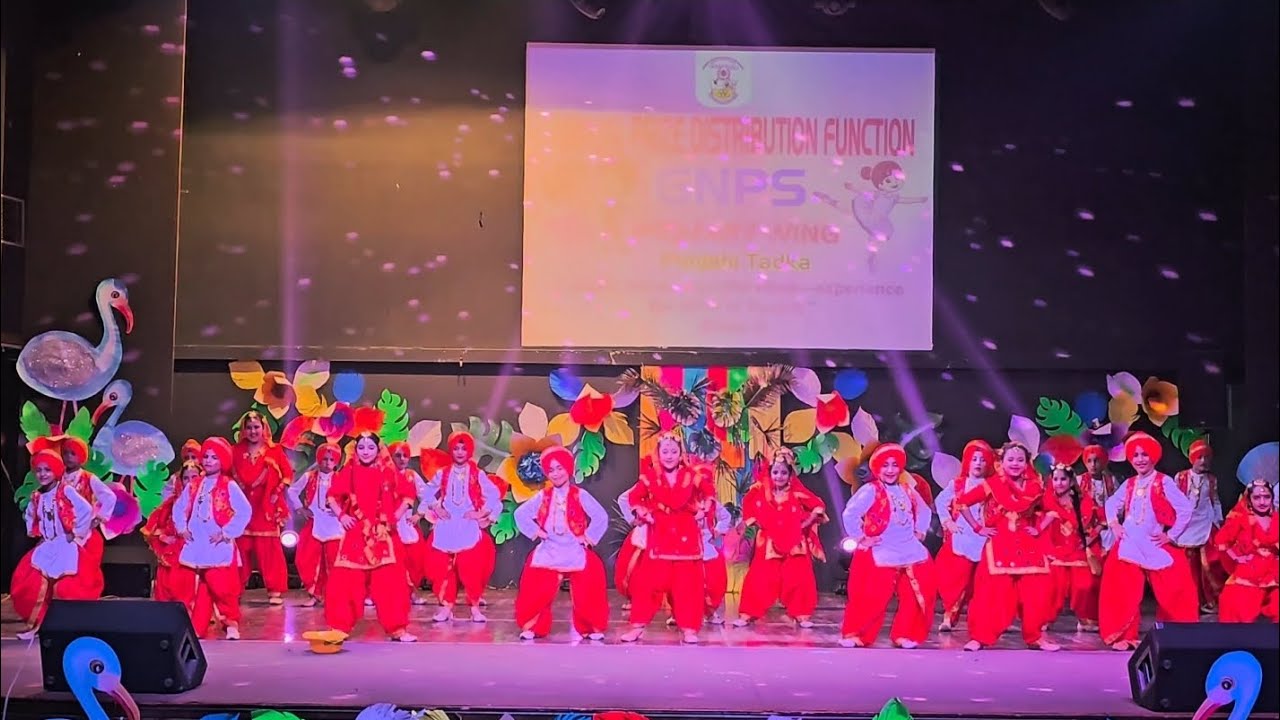 Group Dance Performance 2024 || Annual Function || GNPS || Ludhiana || Bhangra ||