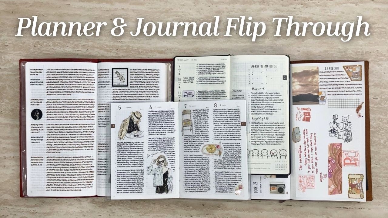 February in My Planner & Journals | Hobonichi Weeks, Traveler's Notebook, Take A Note
