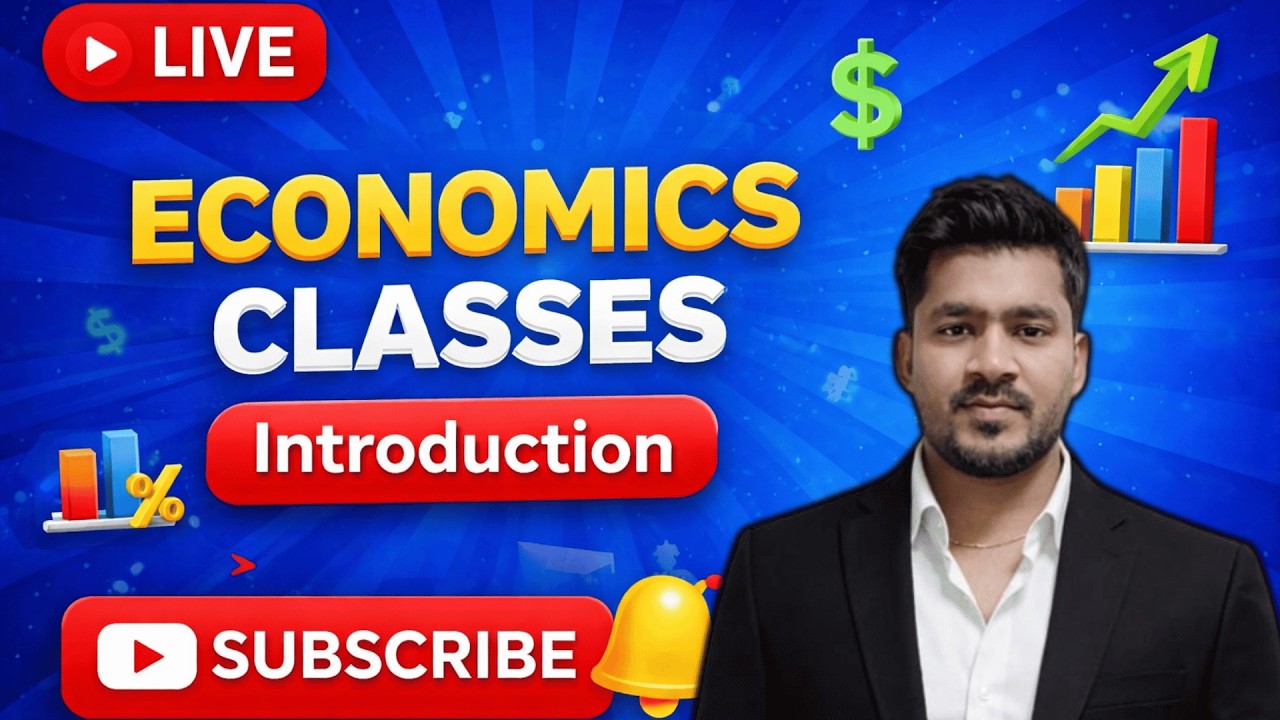 Introduction to Economics | Live Class | Basic Concepts Explained | #ssc #bankingexams #gk