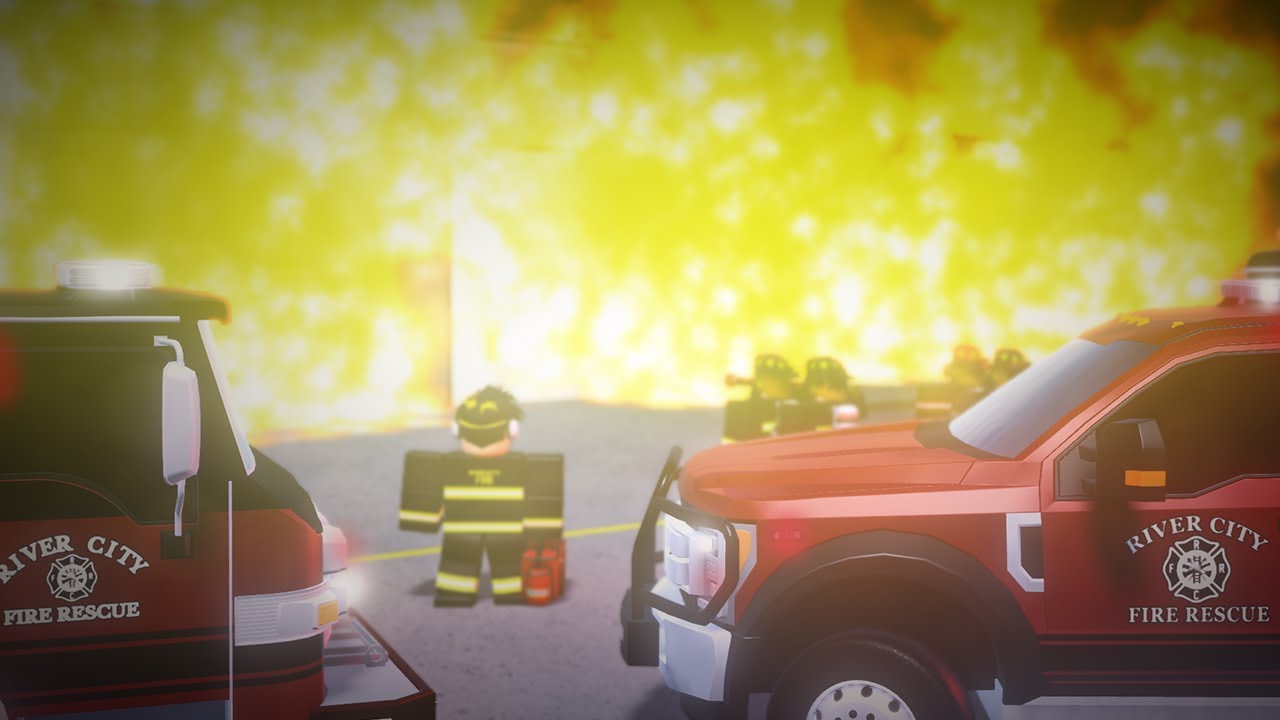 MASSIVE Warehouse fire with workers trapped inside! | ERLC Liberty County (Roblox)