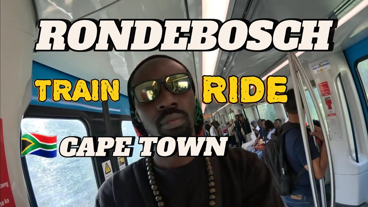 I TOOK A TRAIN RIDE TO RONDEBOSCH IN CAPE TOWN SOUTH AFRICA #travel #capetown #vlog #film #train