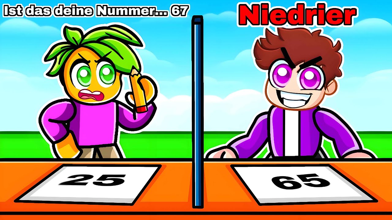 ERRATE meine NUMMER in Roblox...