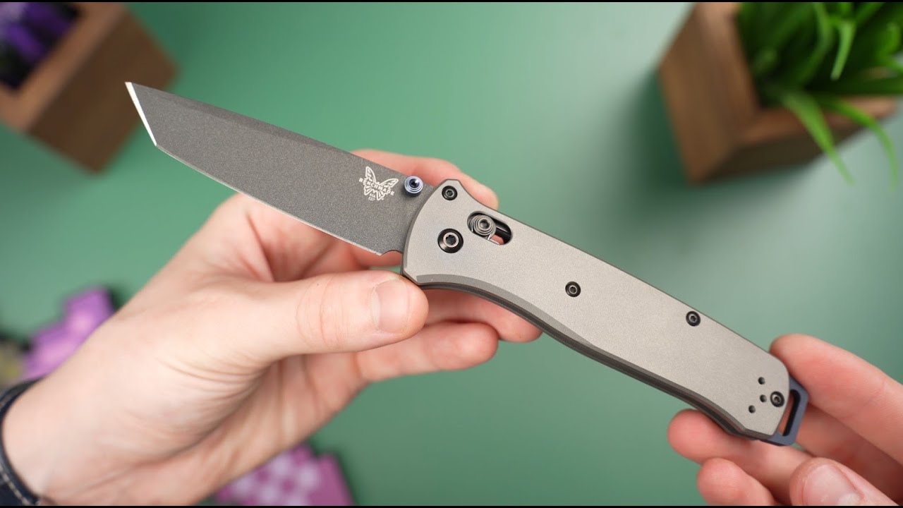 Складной нож Benchmade Bailout LE сталь CPM-M4, рукоять Titanium