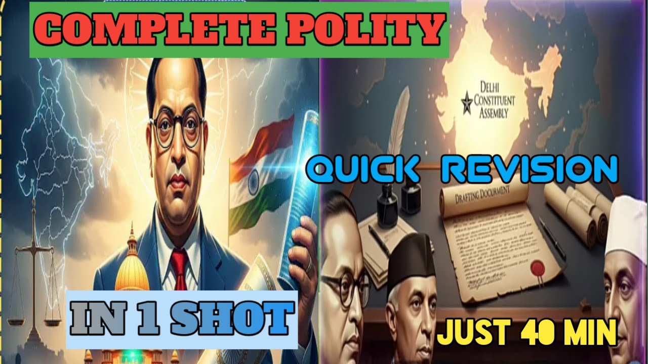COMPLETE POLITY | IN 1 SHOT | UPSC/UPPSC |