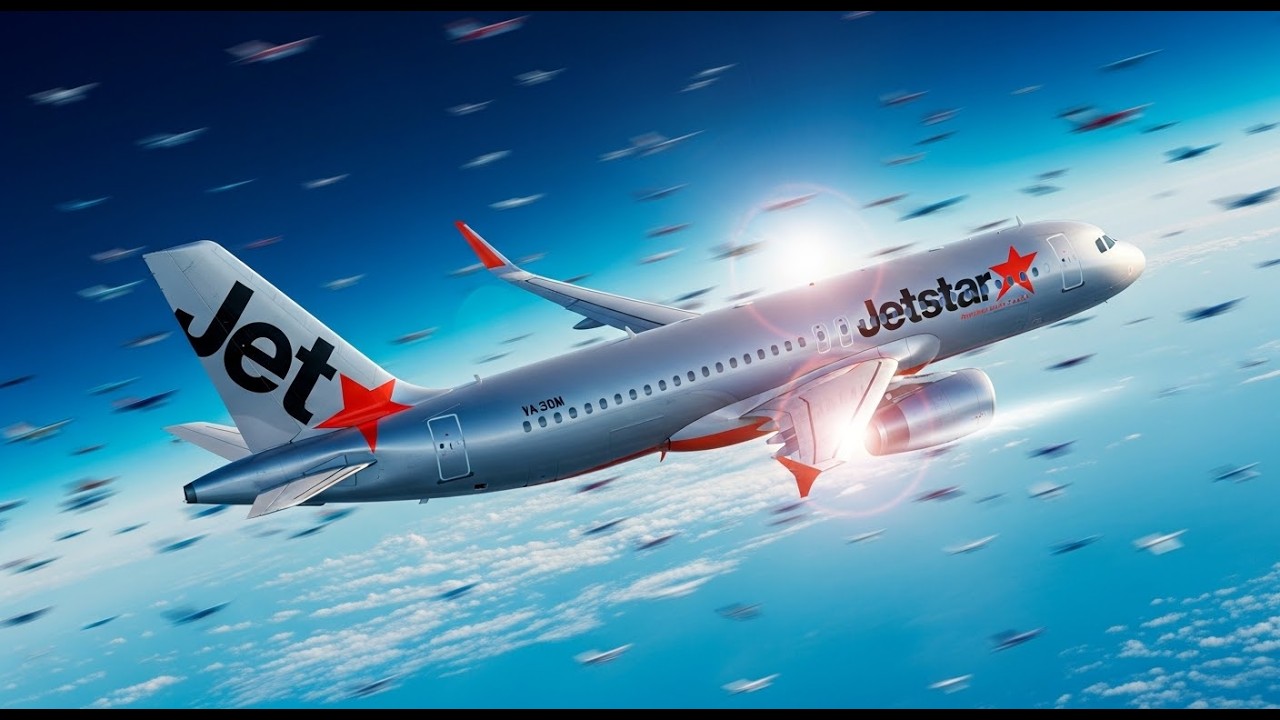 Full realistic Jetstar A320 flight from Cairns to Melbourne with live air traffic