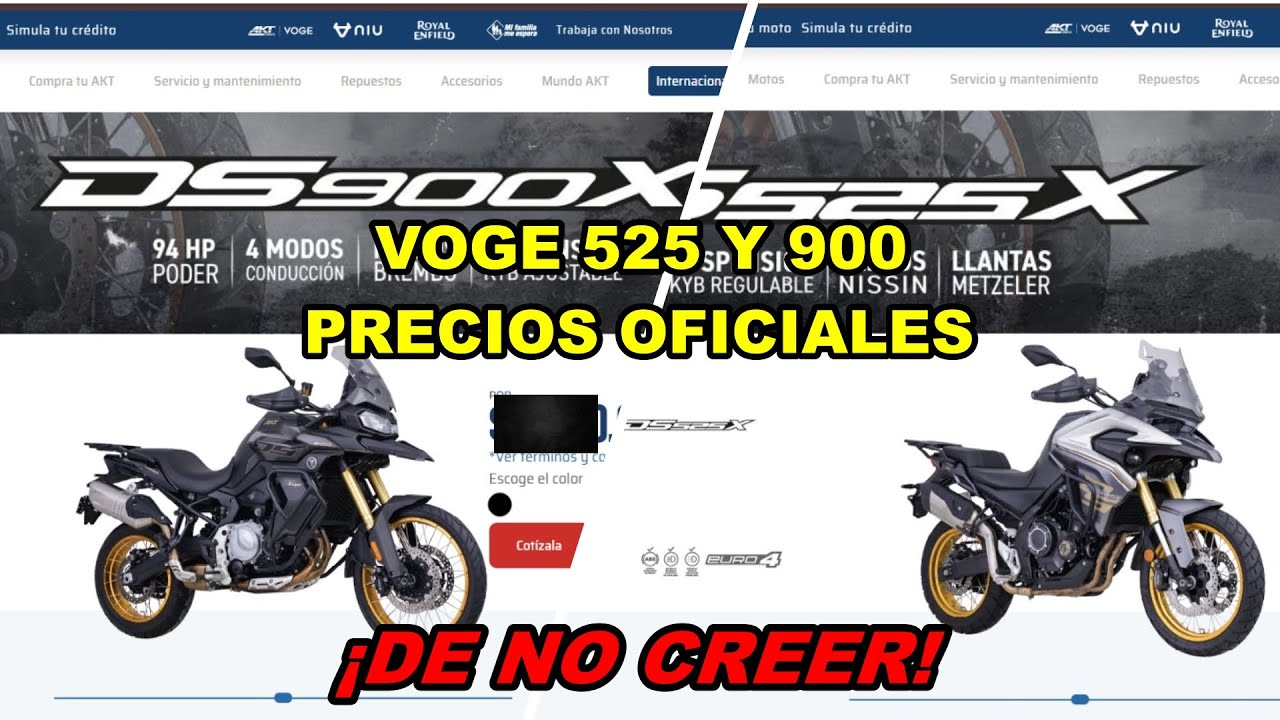 VOGE S525X, VOGE DS900X| PRECIOS OFIALES| UNA LOCURA