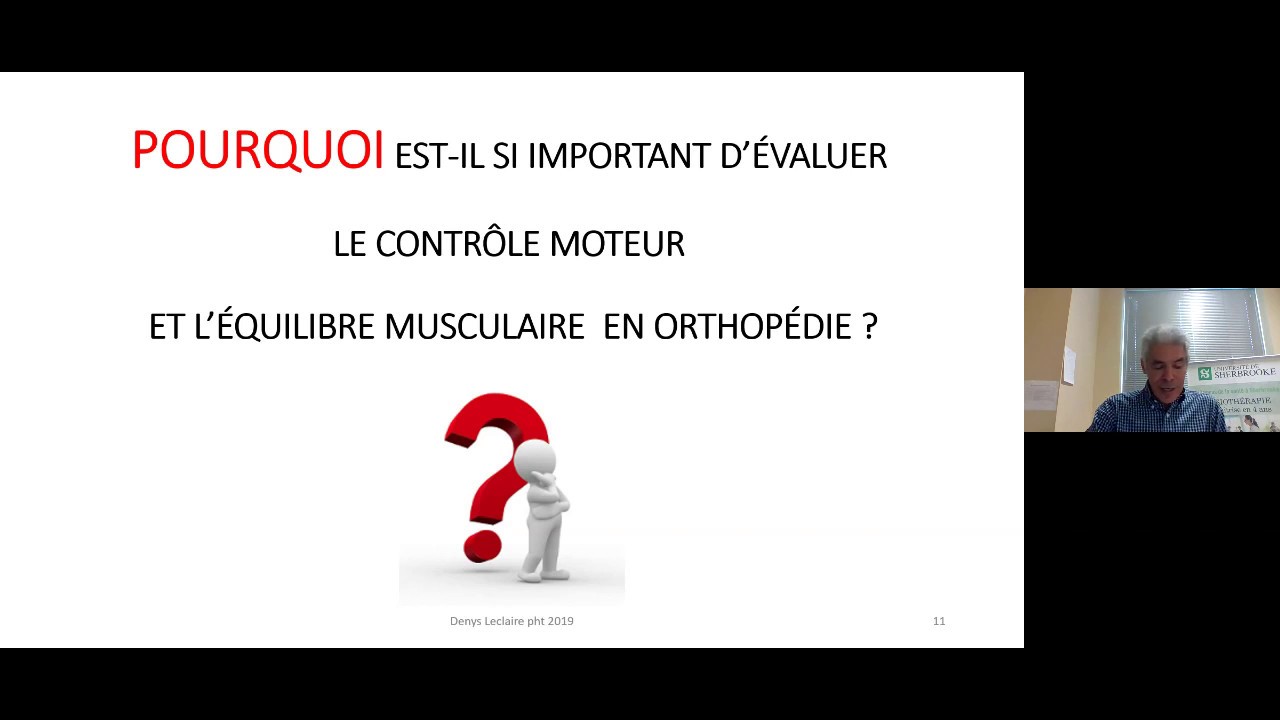 Webinaire | Évaluation et traitement des déficits de contrôle moteur en physiothérapie orthopédique