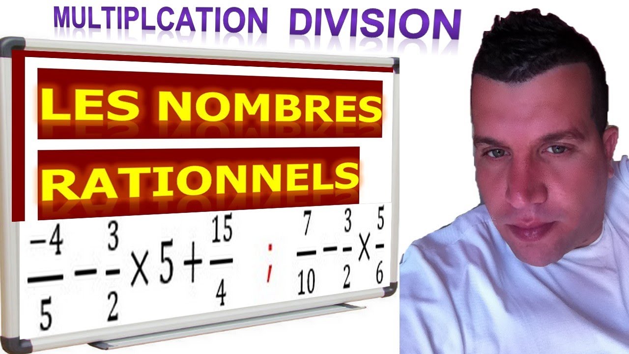 Maths 3ème - Les nombres rationnels Multiplication et Division Exercice 20