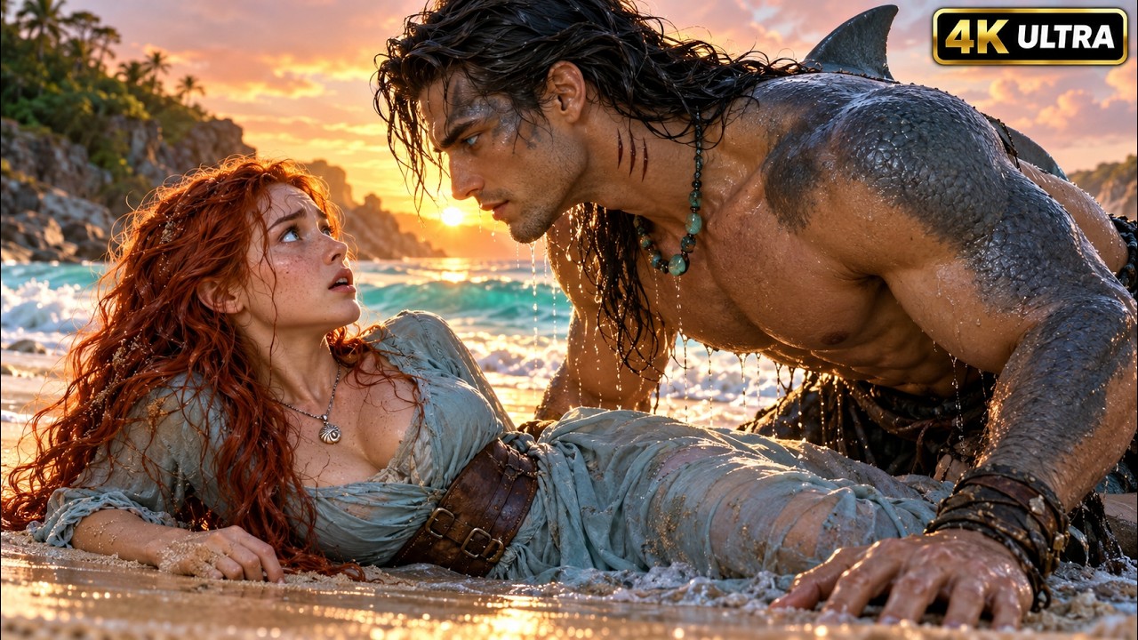 She Jumped Off a Pirate Ship&hellip; And a Shark Man Caught Her | THE TIDE KEEPER | Full Fantasy Movie 4K