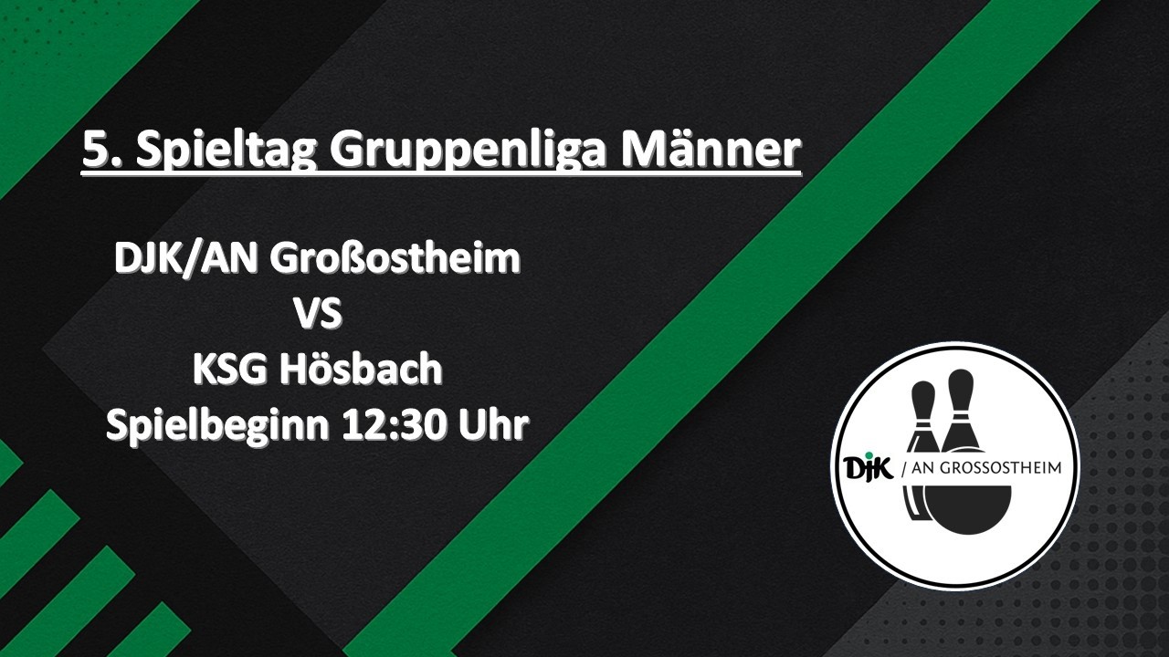DJK AN Großostheim HE 1 gg. KSG Hösbach 1