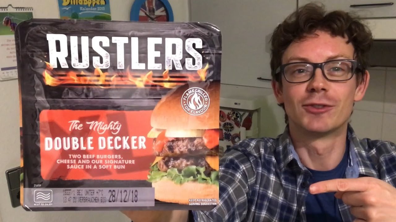 Rustlers Burger: The Mighty Double Decker im Mikrowellen-Test - Geschmack, Kalorien und Preis!