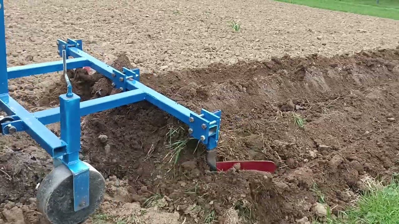 Test nového riadkovača na zemiaky