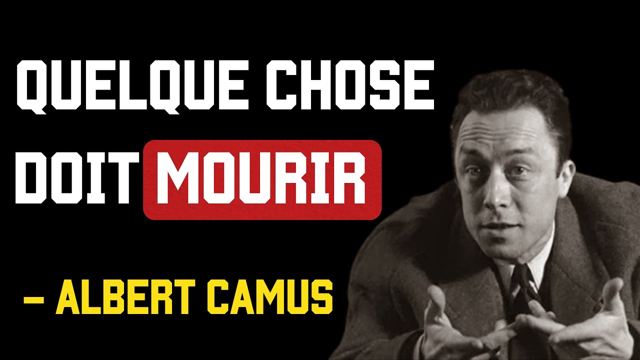 Quand l’Individuation s’Achève, Quelque Chose en Vous Meurt – Albert Camus