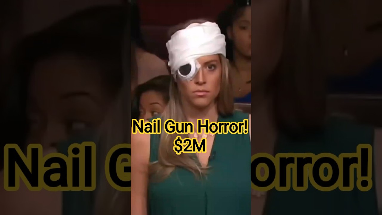💥 Nail Gun Horror! $2M Injury in Seconds 😱⚖️ | Court Shocker#shortsfeed #shorts