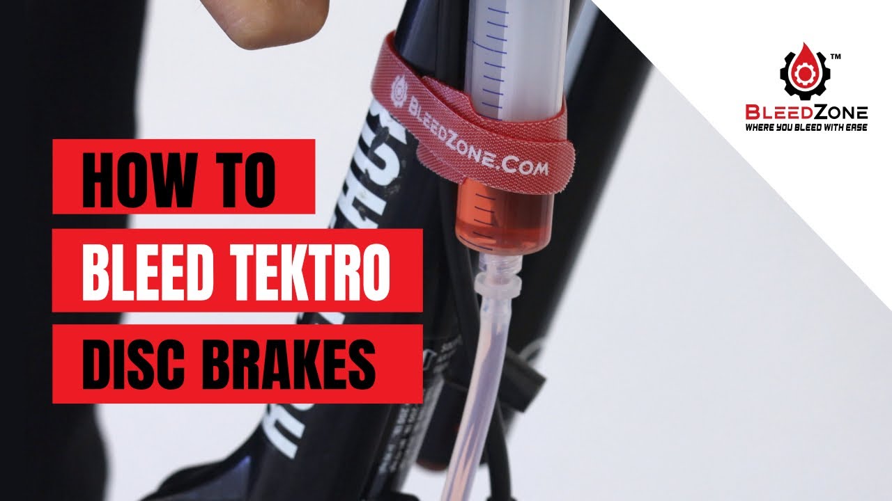 Как прокачать гидравлические дисковые тормоза Tektro | Комплект BleedZone