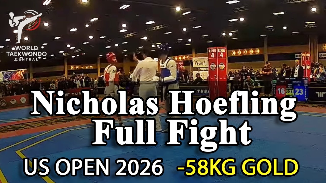 Nicholas Hoefling | Taekwondo US OPEN 2026 | -58 GOLD Medalist