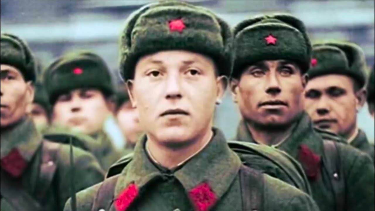 Песня защитников Москвы (Rare version) (ソ連軍歌・歌詞字幕(CC)付き 60FPS FHD) モスクワ防衛軍の歌 (レアバージョン・戦中音源)